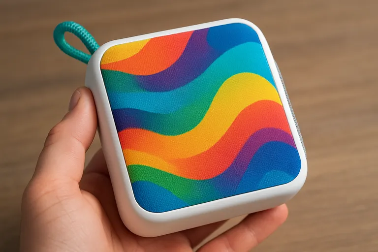 Personaliseer je speaker met levendige kleuren