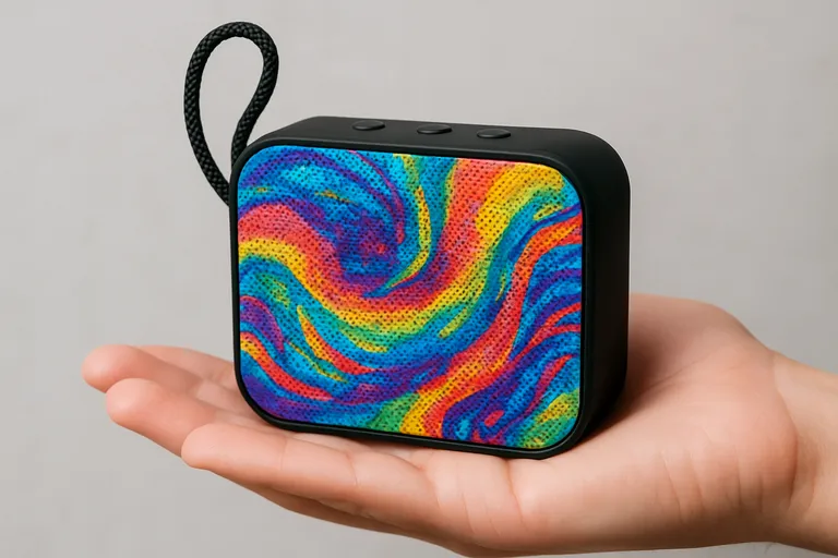 Personaliseer je speaker met levendige kleuren